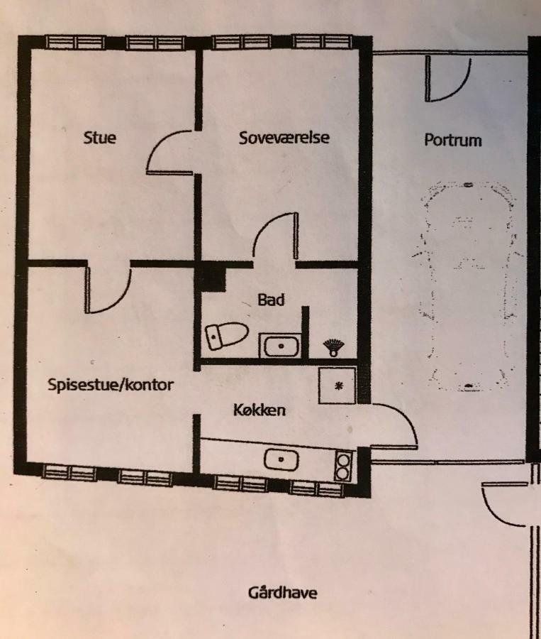 Ribe Sonderport Bed & Kitchen Lägenhet Exteriör bild